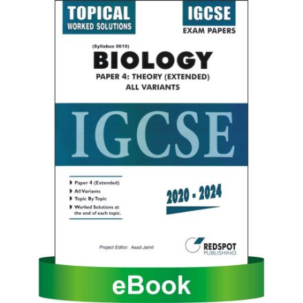 Picture of IGCSE Biology 0610, P4, Theory (Topical).  All Variants
