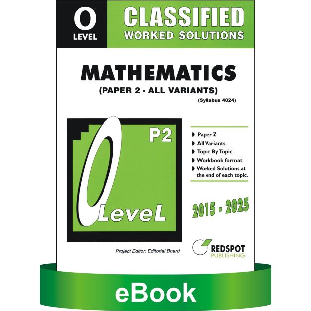 Picture of O Level Classified Mathematics P2 (All Variants) 