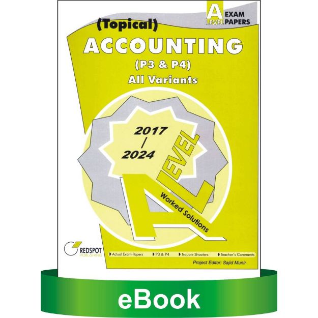 Picture of A Level Accounting (9706) Paper 3 & Paper 4 (Topical)